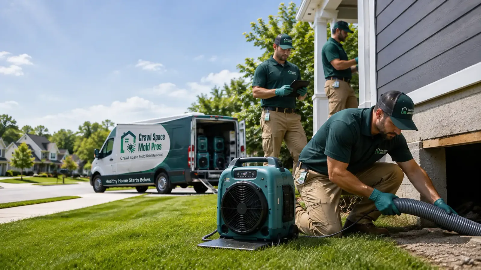 Crawl Space Mold Removal in Dallas, OR
